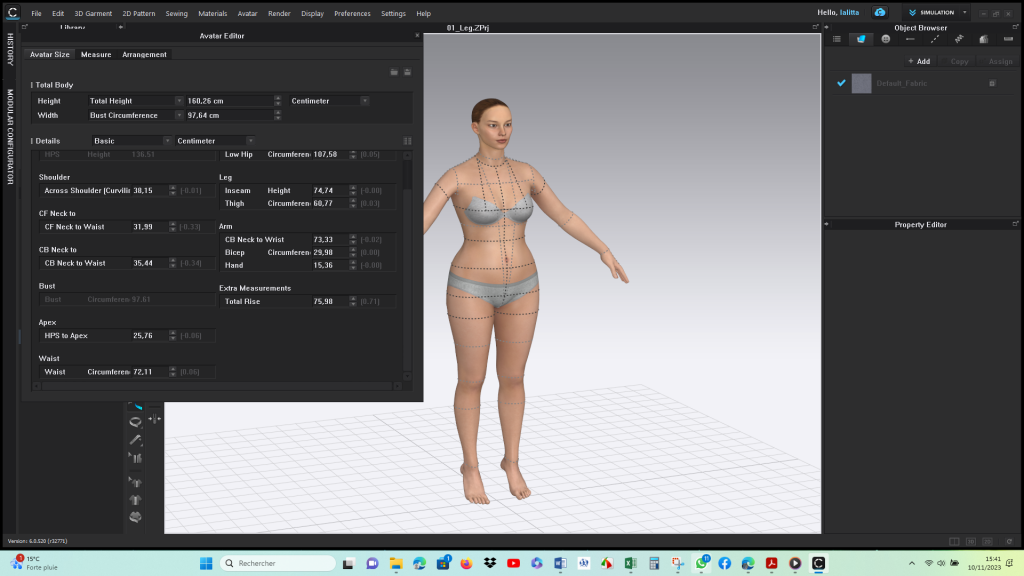 CLO3D est un logiciel de création 3D qui permet de modéliser des vêtements numériques et simuler des prototypes virtuels plus vrais que nature.